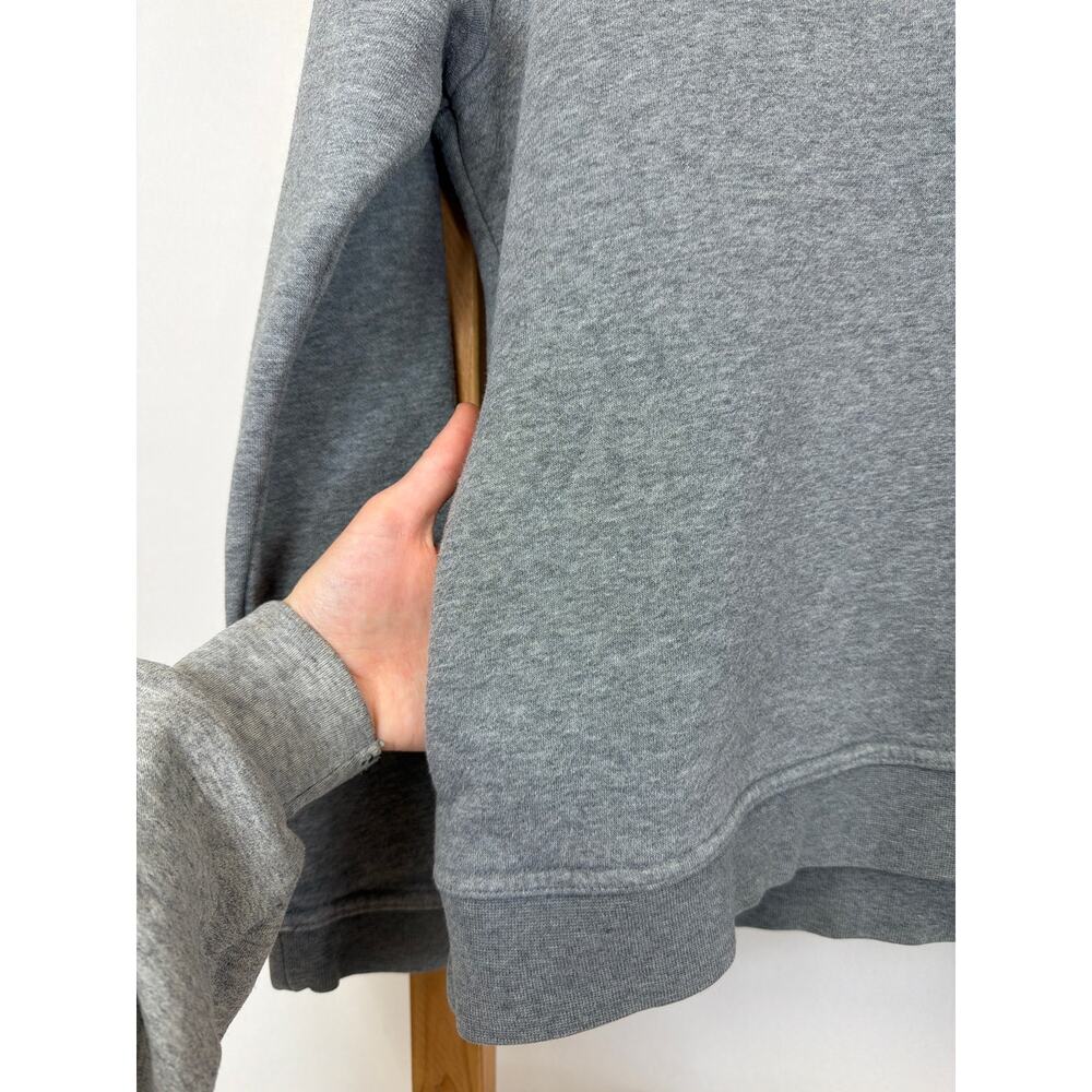 Nike Gray High-Neck Hooded Pullover Top Size M - Picture 5 of 10